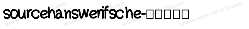sourcehanswerifsc he字体转换